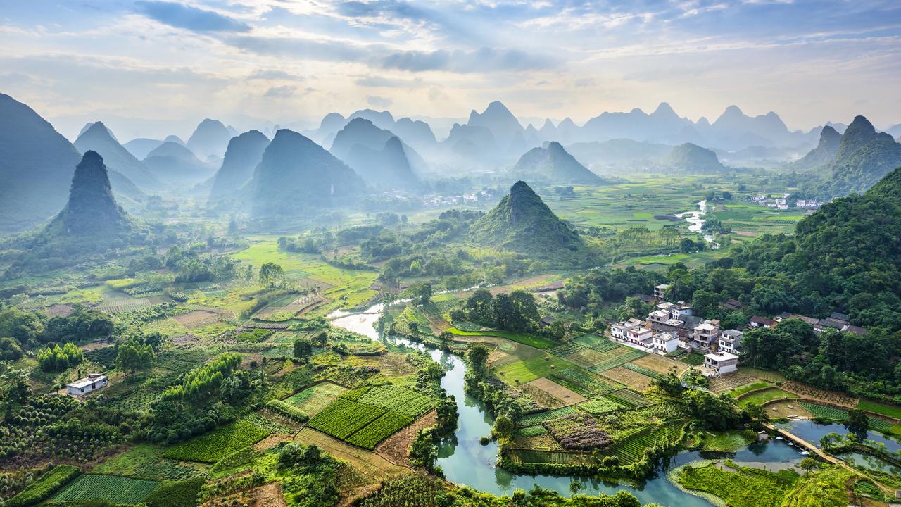 The couple from Victoria were exploring Guilin, a city in southern China known for its dramatic landscape of limestone karst hills, when things took a terrifying turn. Picture: iStock