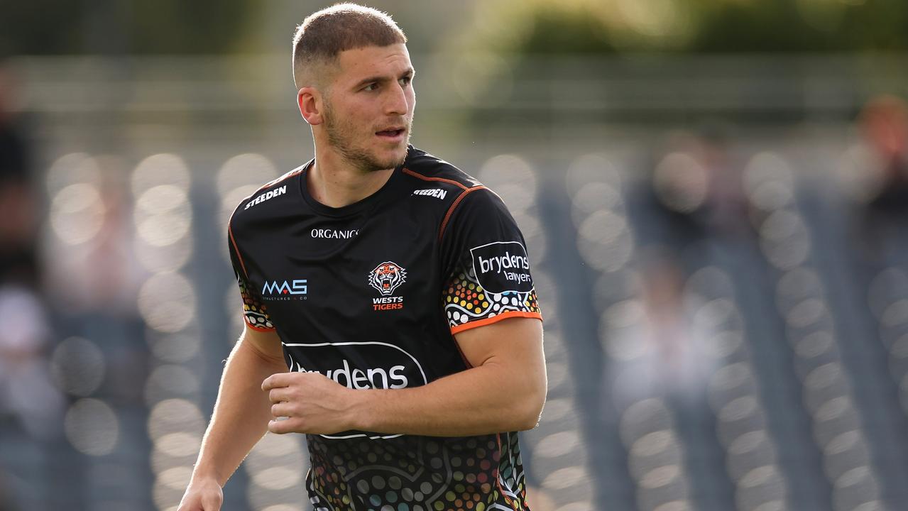 Adam Doueihi is staying at the Tigers for another 12 months. Picture; Cameron Spencer/Getty Images