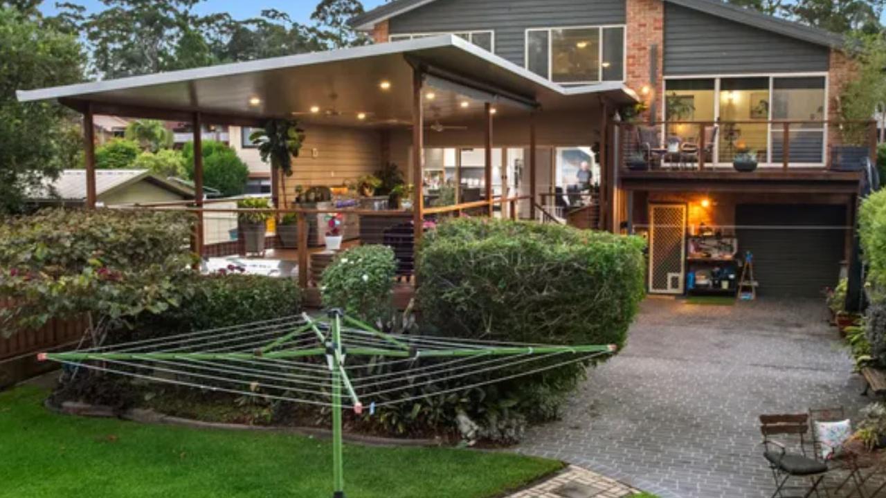 Homes listings are through the roof in Berkeley Vale, such as this stunning house on Lakedge Ave. Photo: NSW Real Estate.