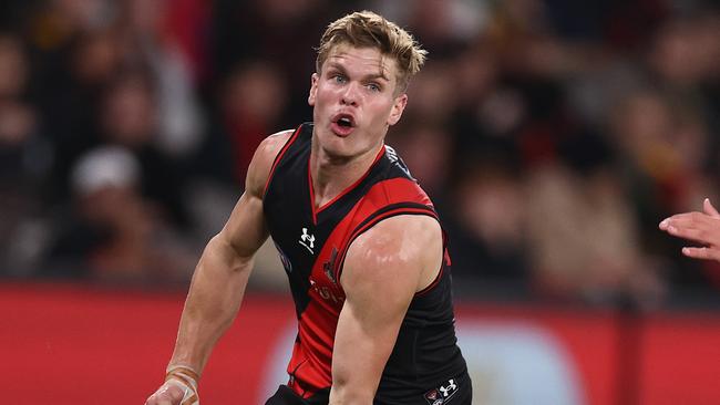 Essendon is backing in its young talent including midfielder Ben Hobbs. Picture: Michael Klein