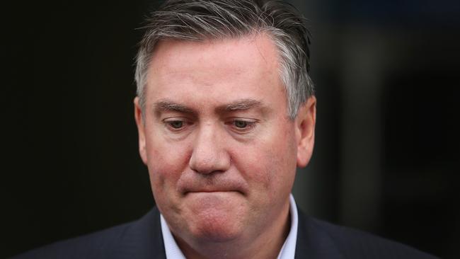 Eddie McGuire apologised to Adam Goodes after his King Kong gaffe on radio. Picture: Getty Images