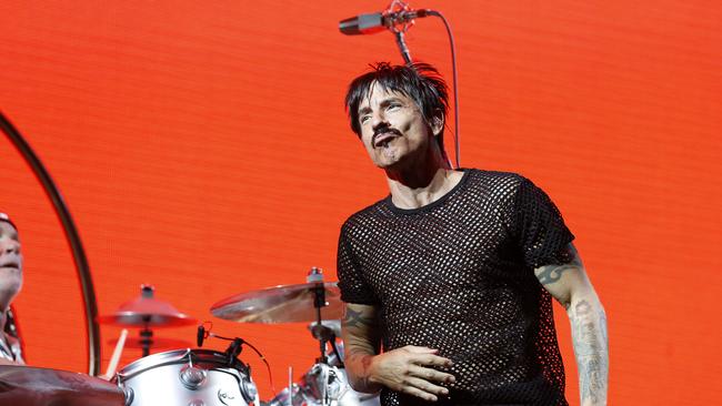 Red Hot Chili Peppers’ Anthony Kiedis. Picture: Jonathan Ng.