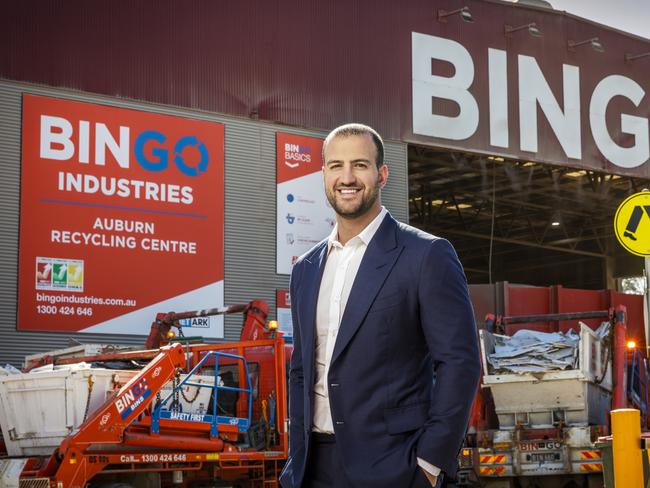 Daniel Tartak, Managing Director and CEO of BINGO Industries. Supplied