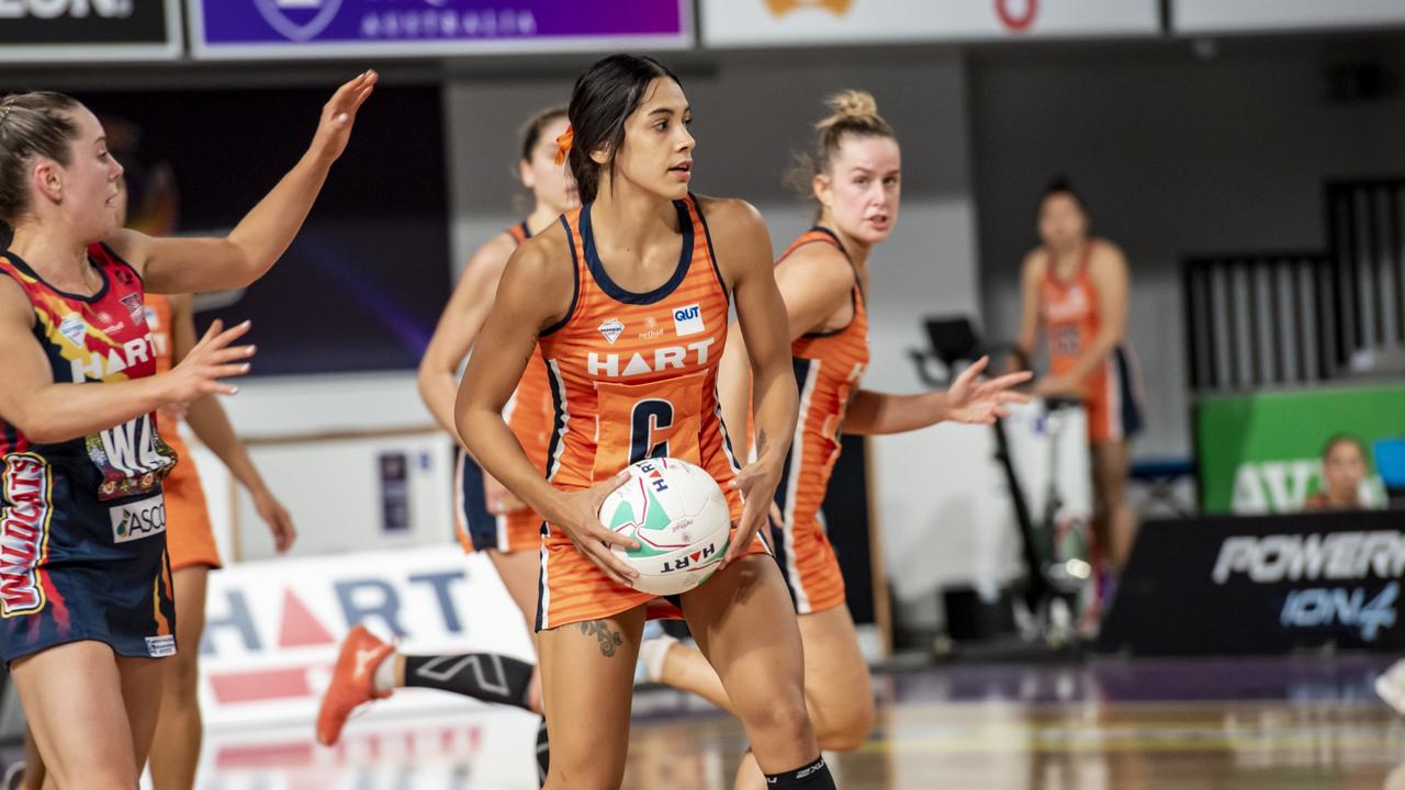 Former Firebirds player Hulita Veve will once again line up for QUT in the 2022 Sapphire Series. Photo: Supplied