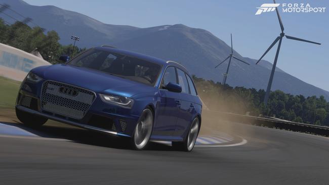 As in real life, the Audi RS4 feels planted, if a little dull on track.