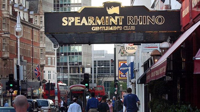 Harry was questioned about his appearance at the strip join Spearmint Rhino