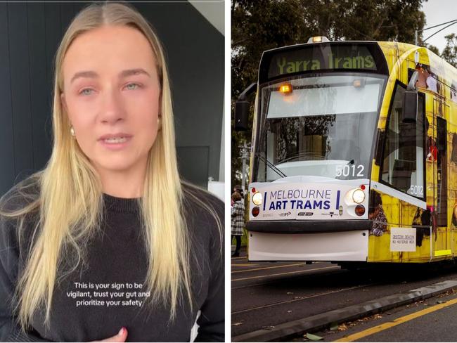 Woman shares harrowing tram ordeal