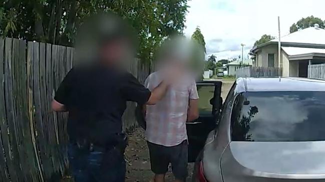 A 71-year-old Townsville man is arrested over alleged child exploitation offences. Picture: Queensland Police