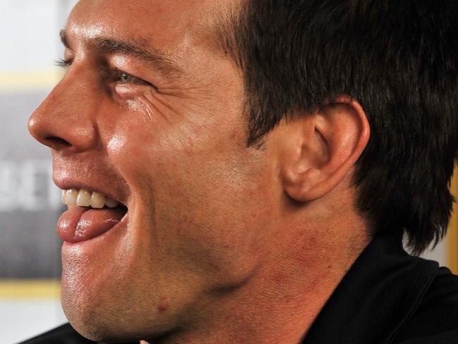 Cousins announces his retirement from the AFL in 2010.