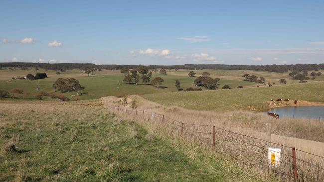 The site of the tailings dam for the Regis mine. Picture: Rohan Kelly