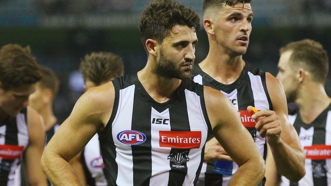 Alex Fasolo had a quiet day for Collingwood. Picture: Getty Images