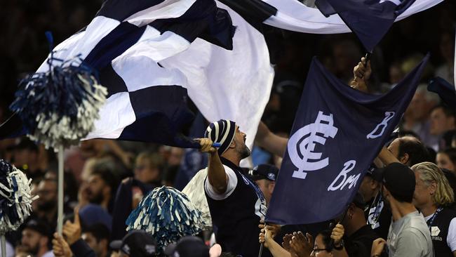 Carlton members will get a first look at a summary of the Blues external review. Picture: AAP