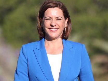 Brisbane AUSTRALIA - NewsWire Photos October 30, 2020: Queensland opposition leader Deb Frecklington one day out from the state election. Picture: NCA NewsWire / Sarah Marshall