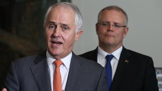 Prime Minister Malcolm Turnbull and Treasurer Scott Morrison.