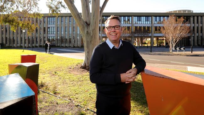 La Trobe University vice-chancellor John Dewar. Picture: Stuart McEvoy