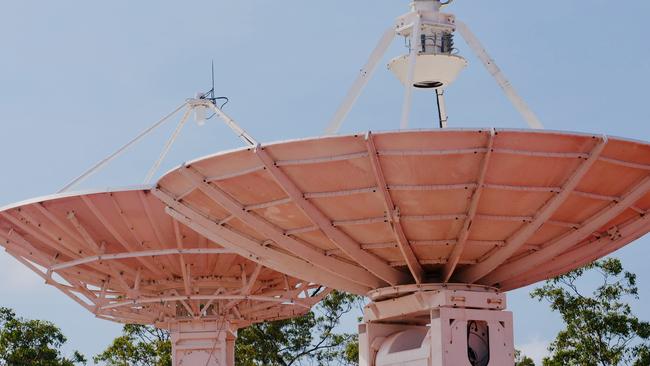 NASA has installed telemetry equipment to facilitate the launch. Picture: Amanda Parkinson