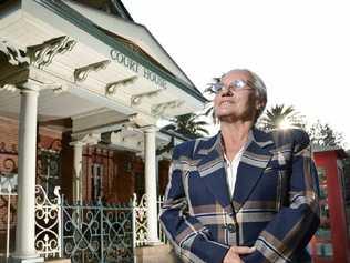 Happy Paws Haven operator Sally Rogers outside Grafton courthouse on Monday. . Picture: Adam Hourigan