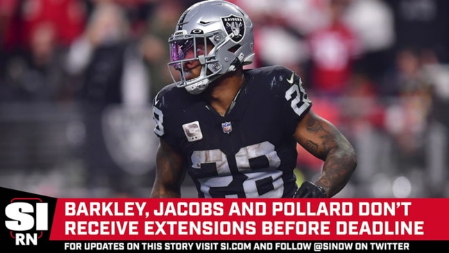 Saquon Barkley Josh Jacobs And Tony Pollard Dont Receive Extensions The Chronicle