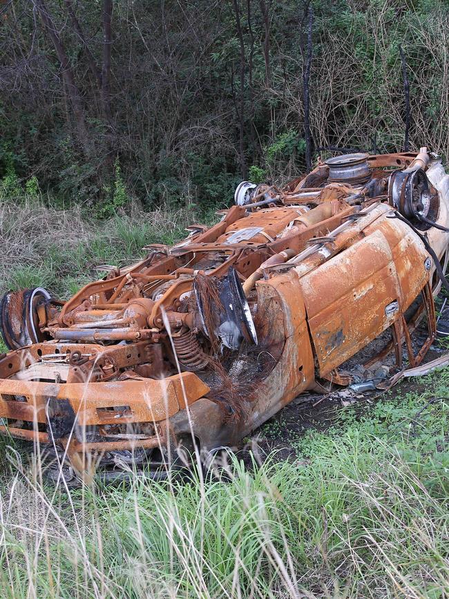 Cars are regularly dumped at Cabramatta Creek in Liverpool. 