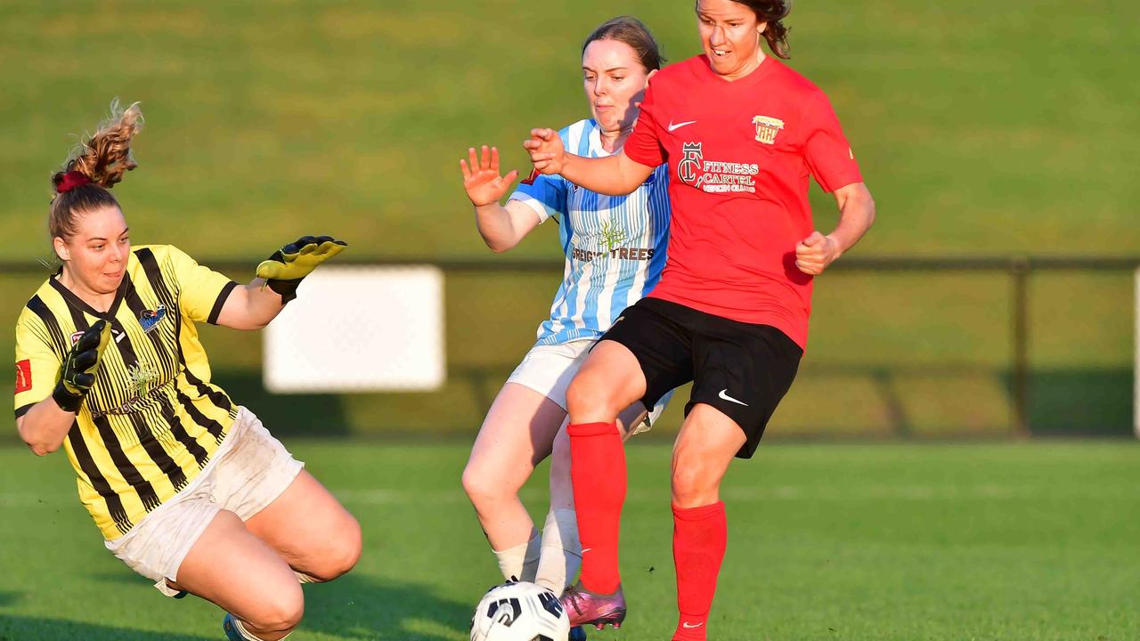 SOCCER: Women's Sunshine Coast Fire V Maroochy Swans. Picture: Patrick Woods.