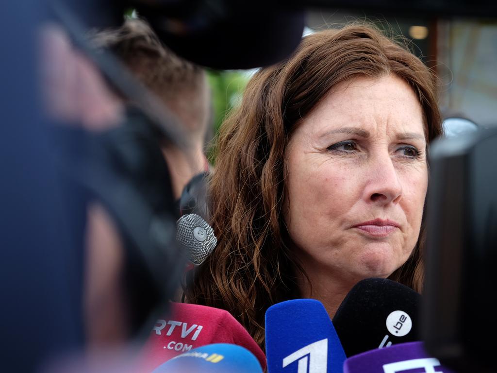 Silene Fredriksz-Hoogzand, whose son and daughter-in-law were among 298 passengers and crew killed when Malaysia Airlines flight MH17 was shot down over eastern Ukraine on July 17, 2014. Picture: AP Photo/Mike Corder