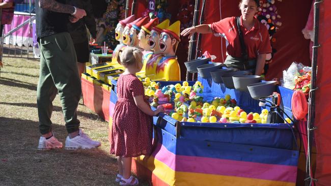 Families flocked to the Lockyer Valley for the 106th Gatton Show. Friday, July 21, 2023. Picture: Peta McEachern