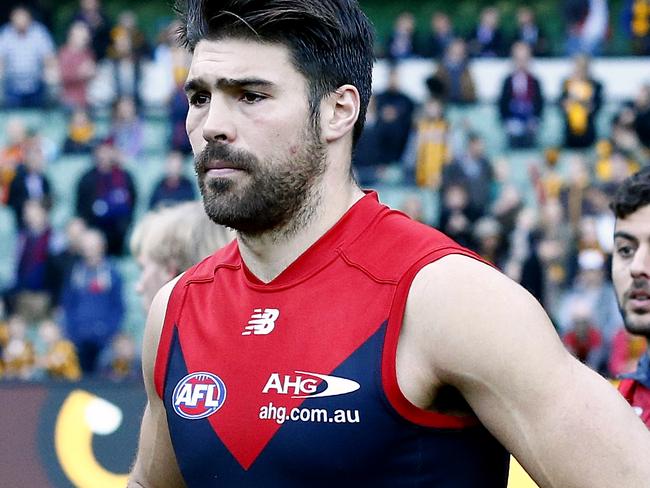 Hawthorn v Melbourne Chris Dawes post game Picture:Wayne Ludbey