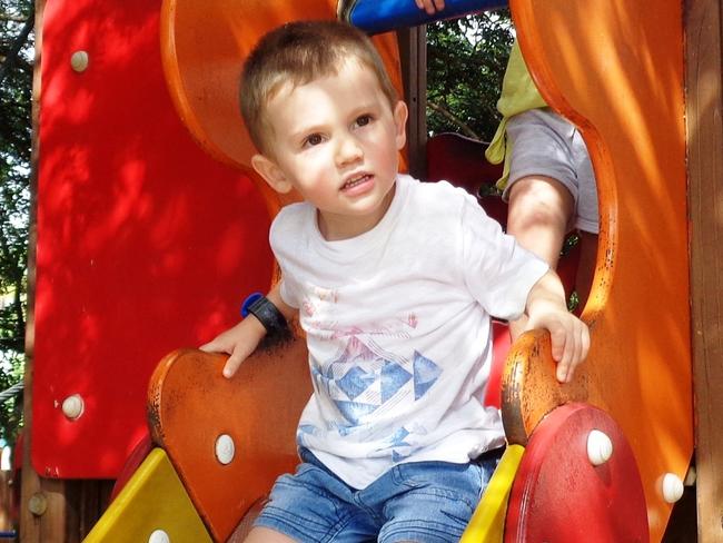 A supplied image obtained Friday, April 17, 2017 of missing three-year-old William Tyrrell. The parents of the missing boy have begged for his return in a heart-wrenching video seven months after he vanished from his grandmother's home on the NSW mid-north coast. (AAP Image/NSW Police) NO ARCHIVING, EDITORIAL USE ONLY