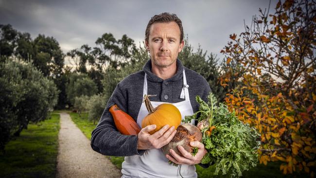 Dan Hunter in the grounds of Brae. Picture- Nicole Cleary