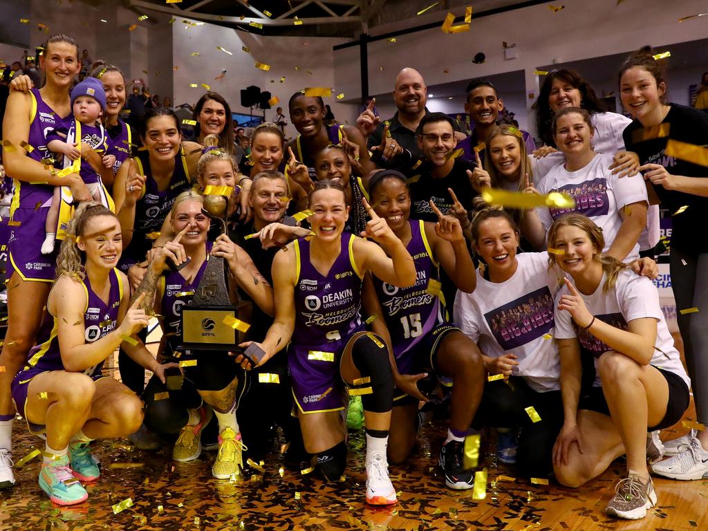 Melbourne Boomers won the WNBL title only two years ago. Picture: Kelly Defina/Getty Images.