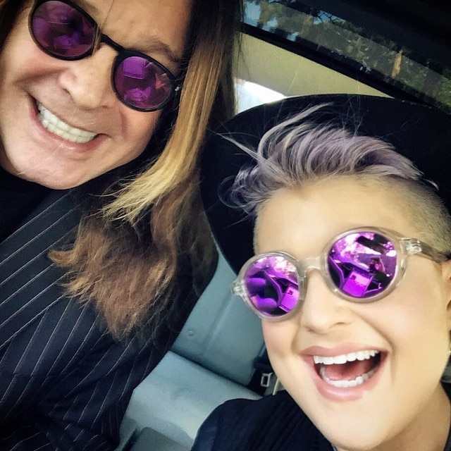 Ozzy and Kelly Osbourne. Picture: Instagram