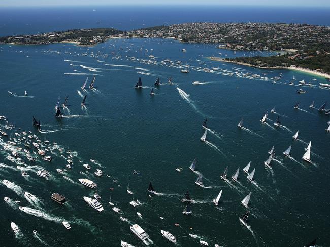 The Sydney to Hobart yacht race is world famous. Picture: Brett Costello