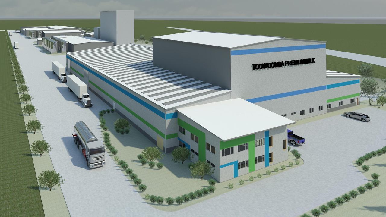 WINNING FORMULA: Concept plans for the Toowoomba Premium Milk factory adjacent to the Toowoomba Wellcamp Airport.