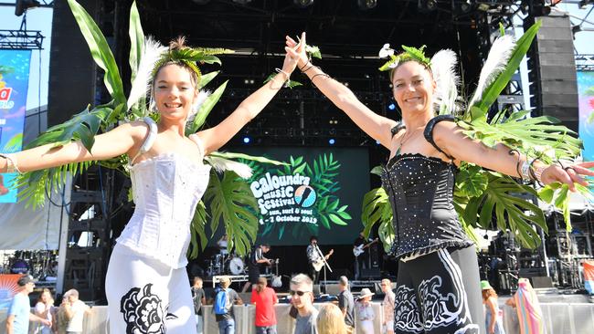 Jazz and Leonie at the Caloundra Music Festival in 2019. Picture: John McCutcheon