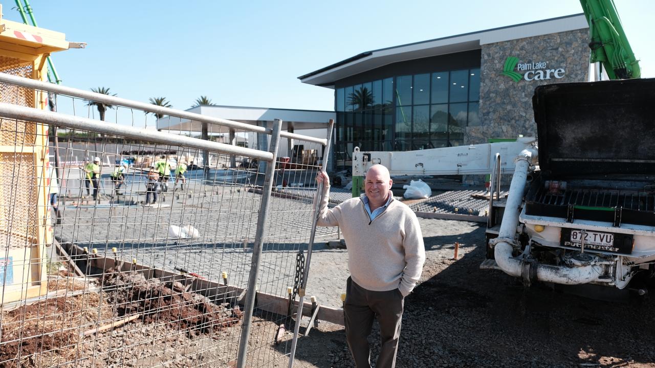 Sneak peek at Palm Lake Care Toowoomba, Toowoomba's newest aged care facility. Opening November 2, 2020. Palm Lake Care Toowoomba service manager Tony McKenzie.