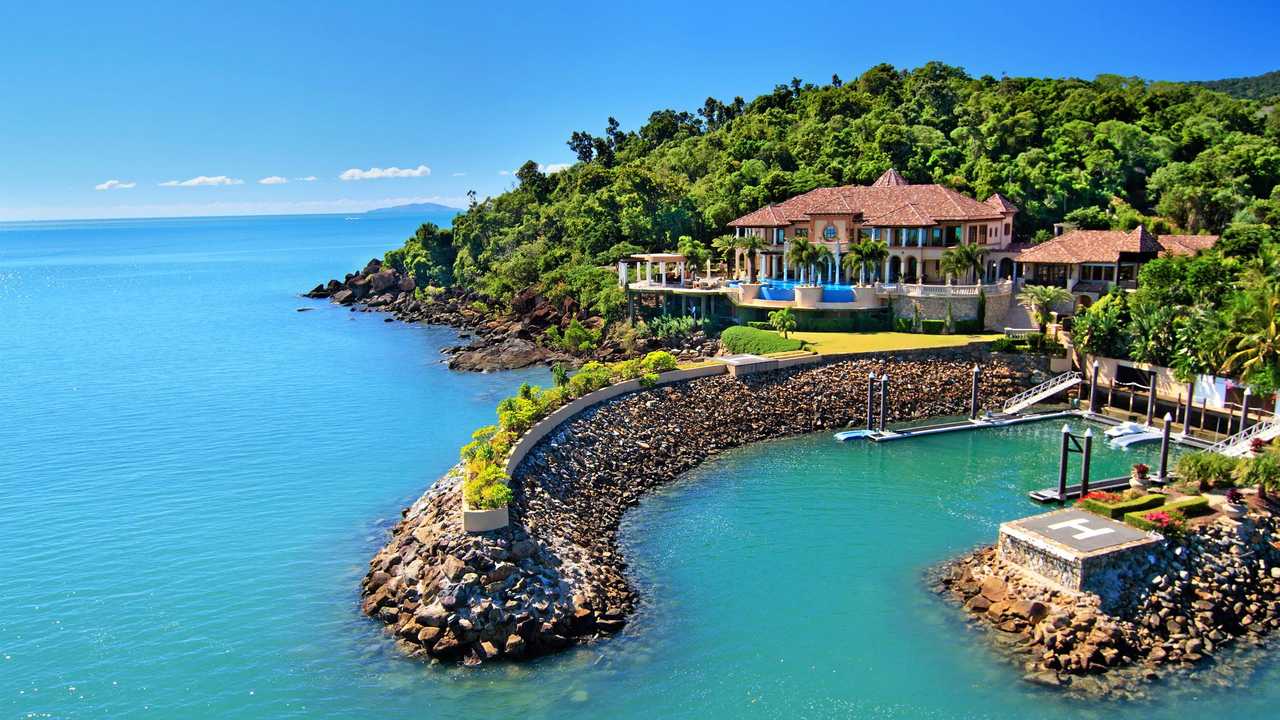 Mandalay House features a private helipad.