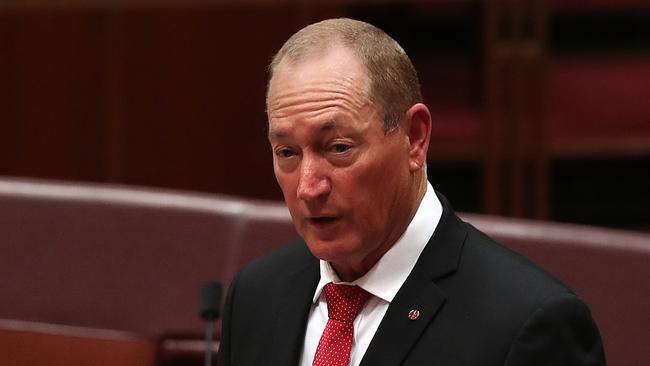 Fraser Anning’s maiden speech sparked nationwide outrage. Picture: Kym Smith