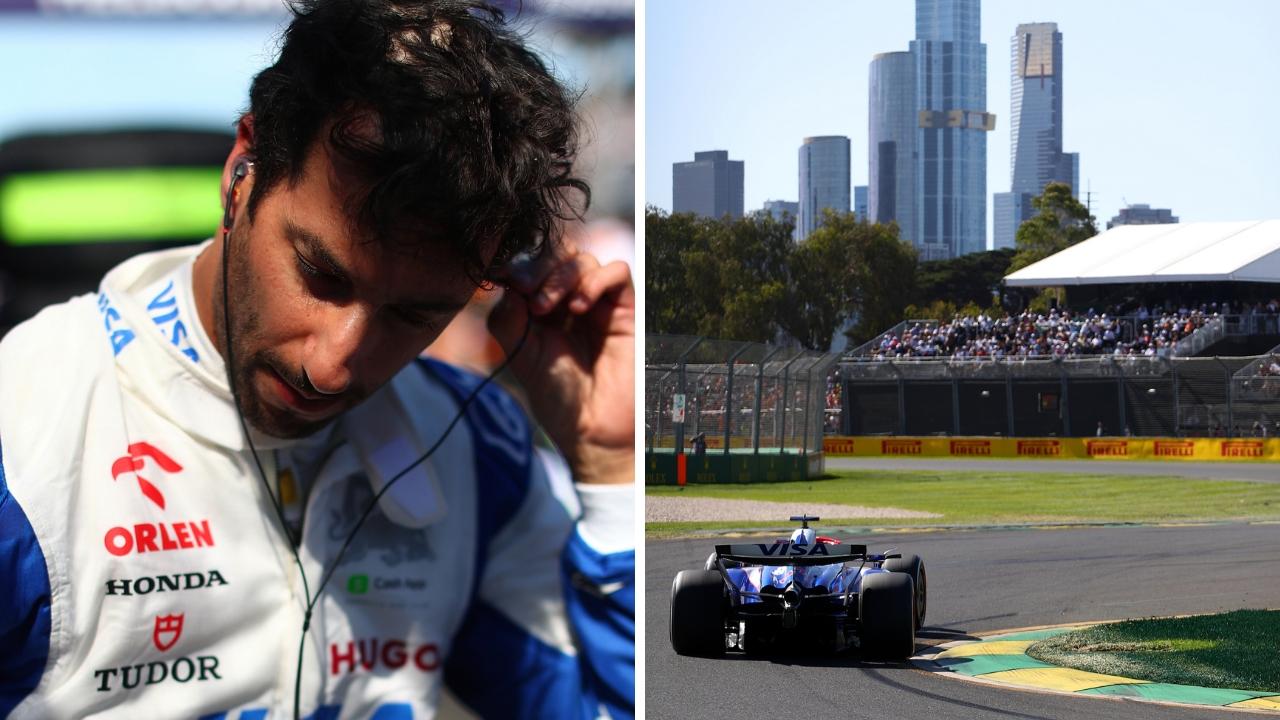 Daniel Ricciardo was lonely at Albert Park.