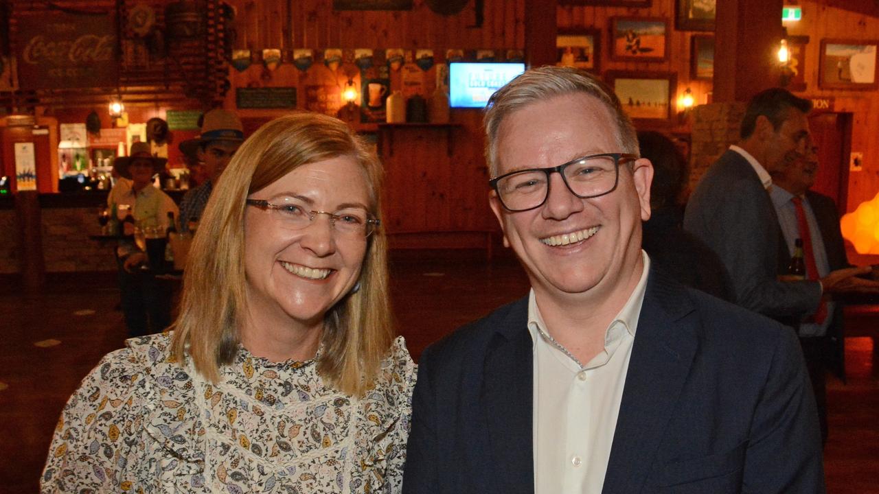 Lucy Ardern and Hayden Reed at Future Gold Coast lunch at Outback Spectacular, Oxenford. Picture: Regina King