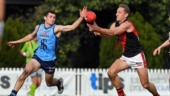 Chris Schmidt (right) is going back to his roots this year. Picture: Tom Huntley