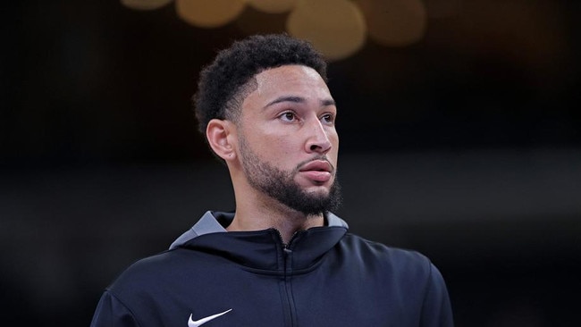 MEMPHIS, TENNESSEE – OCTOBER 24: Ben Simmons #10 of the Brooklyn Nets warms up before the game against the Memphis Grizzlies at FedExForum on October 24, 2022 in Memphis, Tennessee. NOTE TO USER: User expressly acknowledges and agrees that, by downloading and or using this photograph, User is consenting to the terms and conditions of the Getty Images License Agreement. (Photo by Justin Ford/Getty Images)