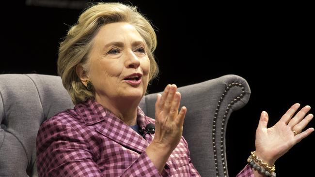 Hillary Clinton has launched a war of words with Julian Assange. Picture: Getty