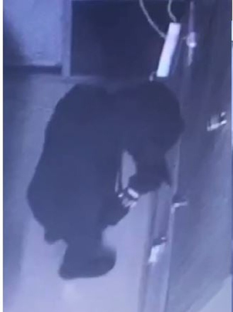 CCTV footage caught the intruders in the act. Picture: Queensland Police Service