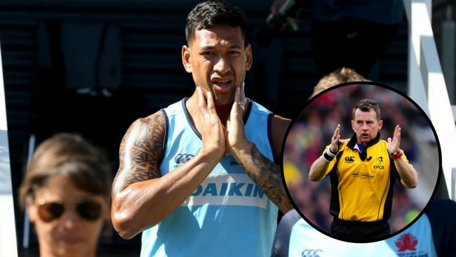 Nigel Owens has delivered a strong message to Israel Folau.