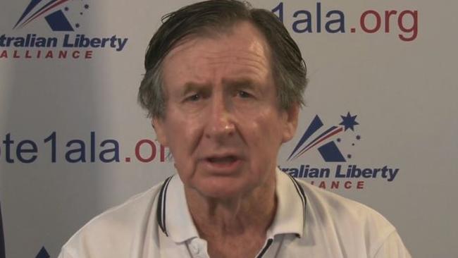 Tony Robinson of the Australian Liberty Alliance.