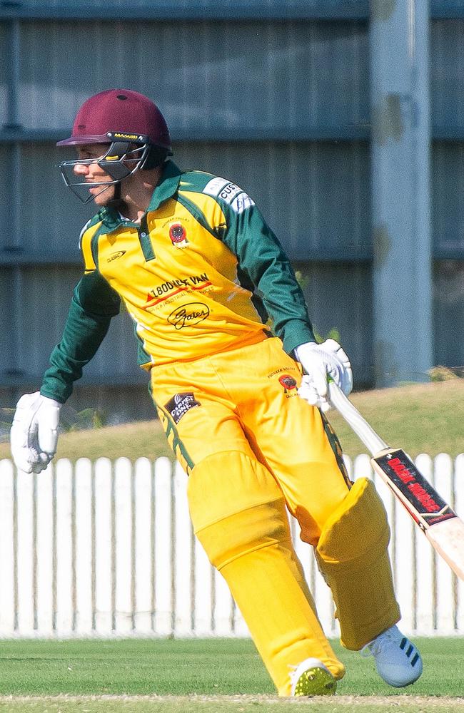 Darryn Dyer batting for Pioneer Valley. Picture: Michaela Harlow