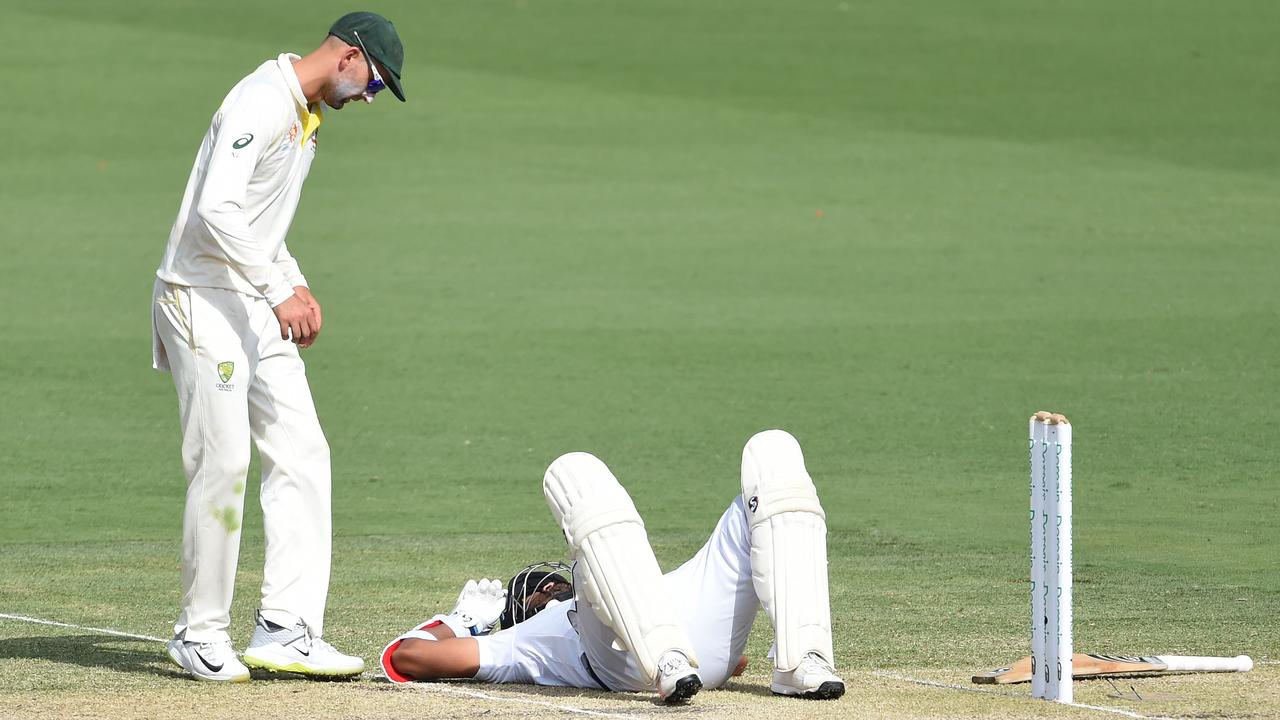 Australia holds a commanding 411-run lead in the second Test against Sri Lanka following a concerning moment for Sri Lanka’s star opener Dimuth Karunaratne. 