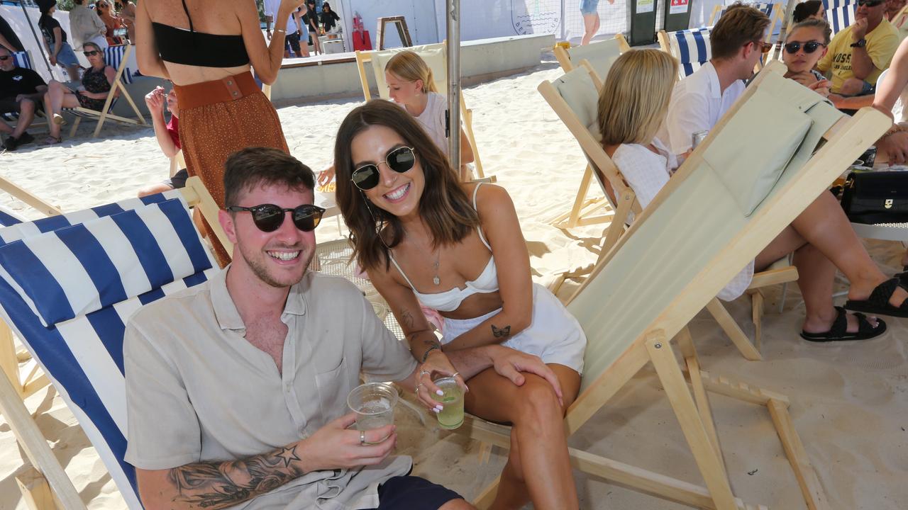 People attending the opening of The Kurrawa Beach Club at Kurrawa Terrace Beachfront. Pic Mike Batterham