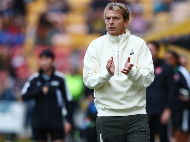 Coach Tony Gustavsson is happy the Matildas have more matches locked in before next year’s FIFA Women's World Cup. Picture: Chris Hyde / Getty Images