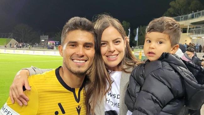 A league player Ulises Dávila with Lily Pacheco as seen on social media